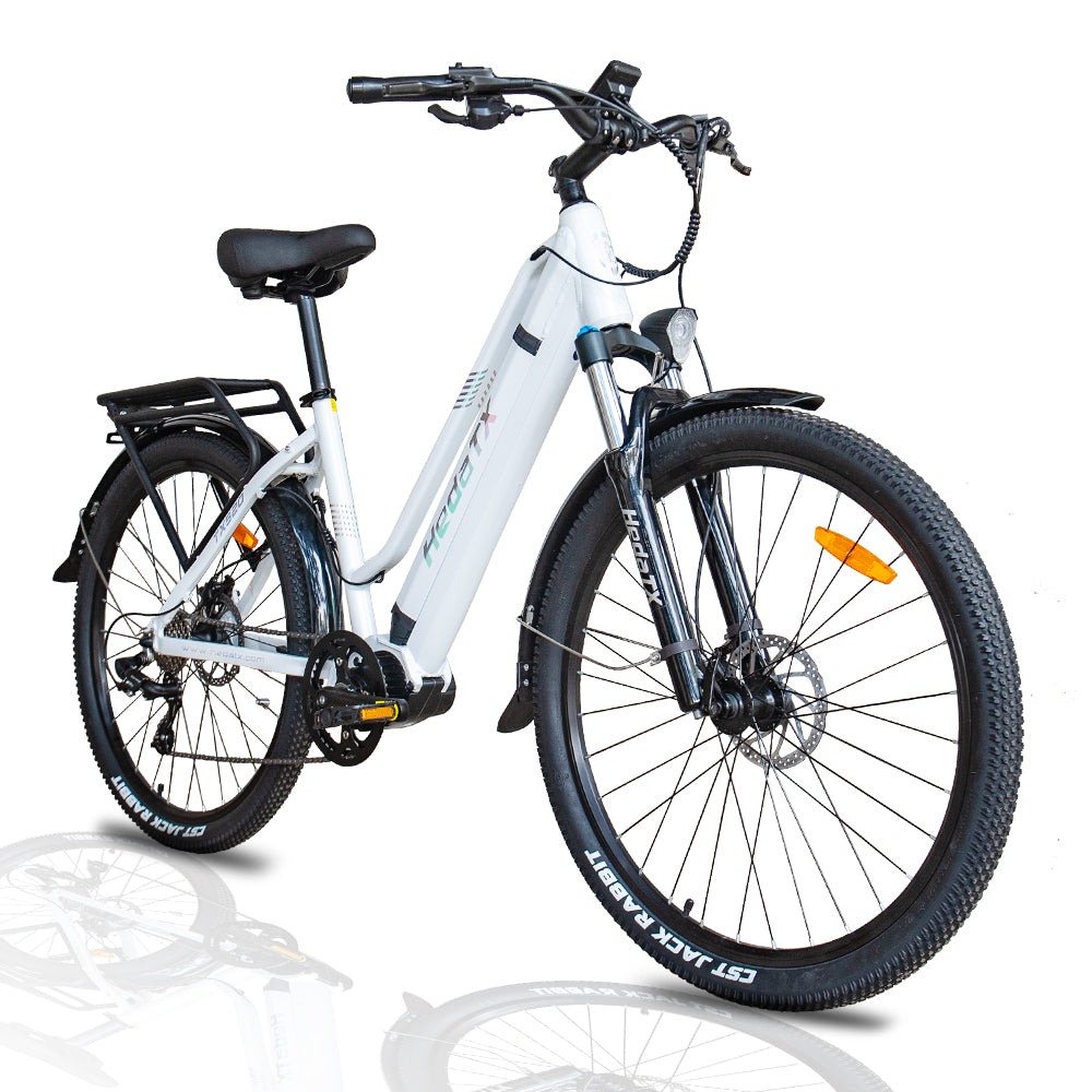 Bicicleta elétrica com motor médio Hedatx TX520 48V 250W 13Ah