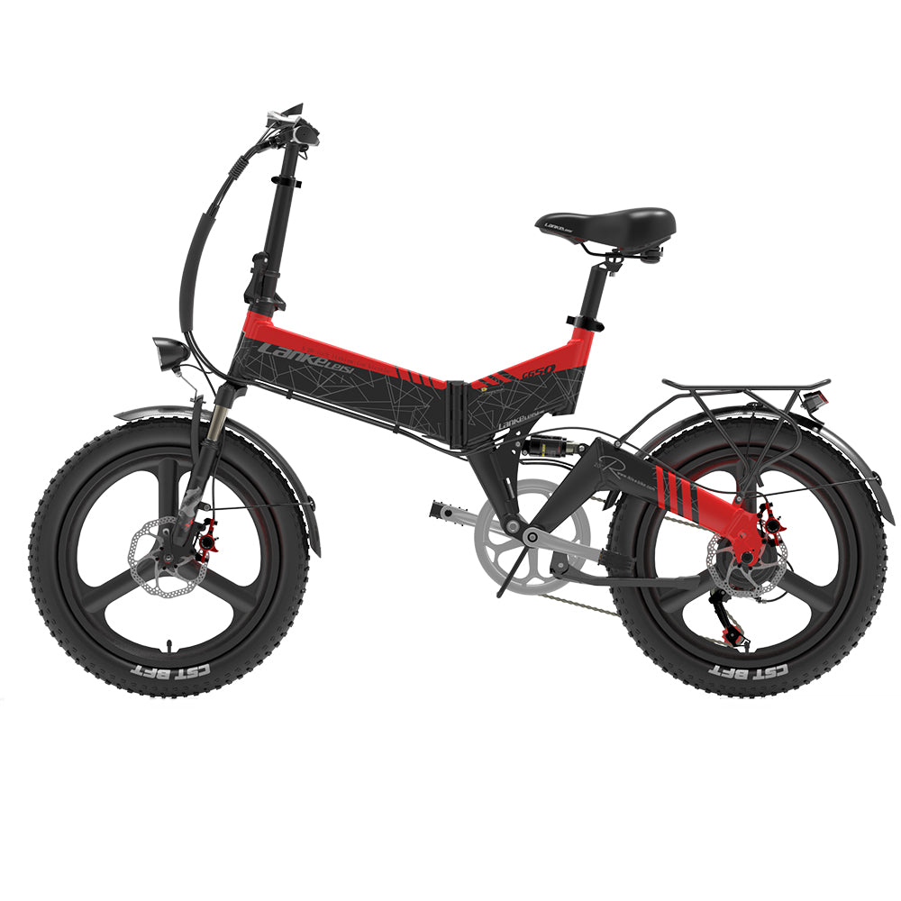 Bicicleta eléctrica LANKELEISI G650 48V 500W 12.8Ah