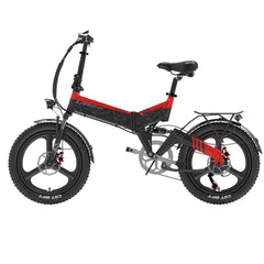 Bicicleta elétrica LANKELEISI G650 48V 500W 12,8Ah