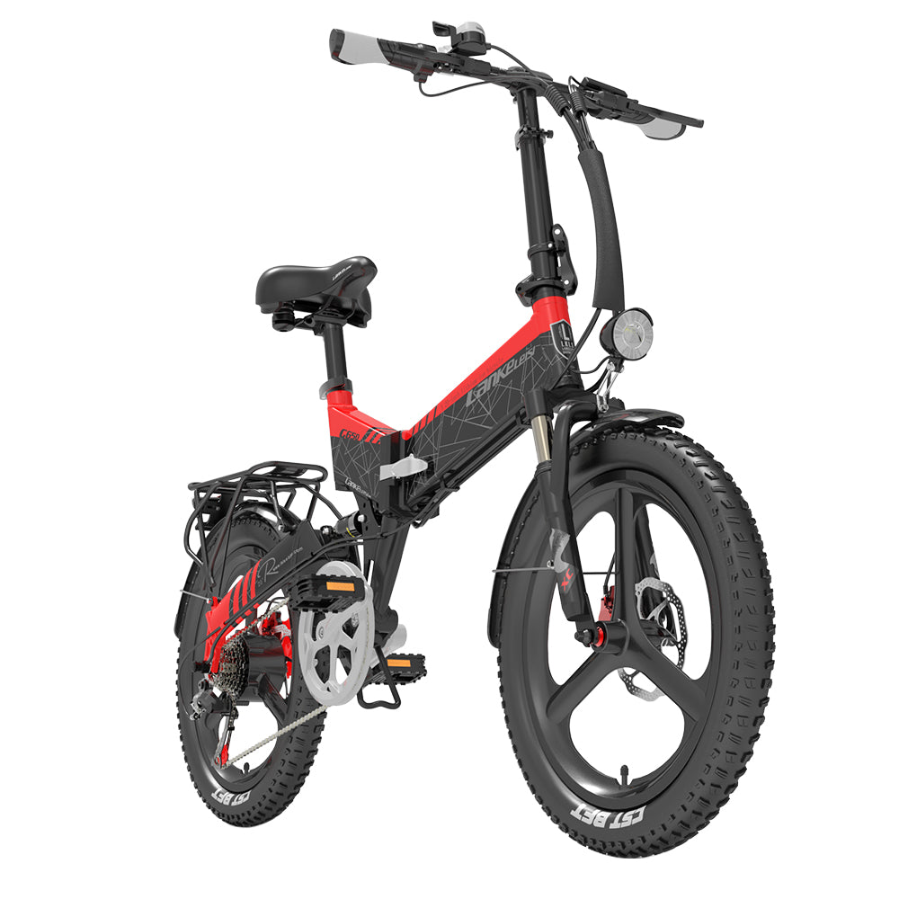 Vélo électrique LANKELEISI G650 48V 500W 12,8Ah