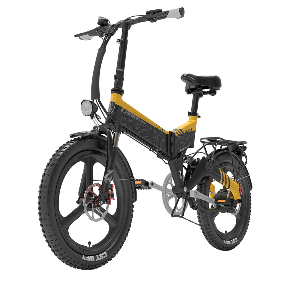 Vélo électrique LANKELEISI G650 48V 500W 12,8Ah