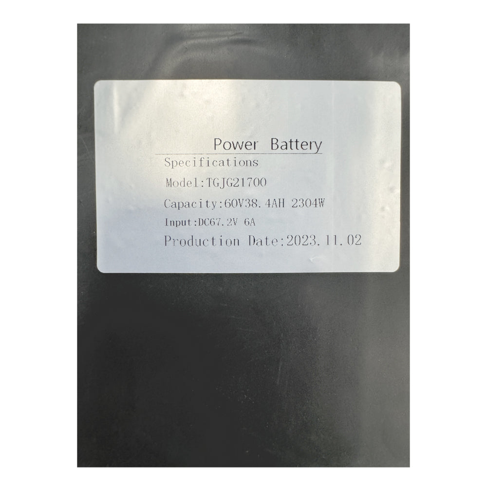 60V 38.4Ah Battery For Halo Knight T107Pro/ T108Pro